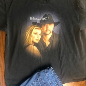 Tim McGraw & Faith Hill vintage concert T